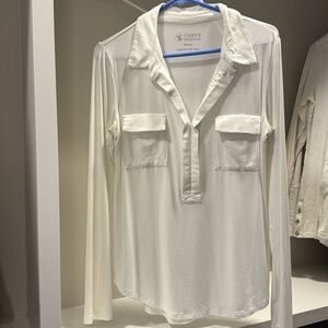 Carve Designs Women’s White long sleeve shirt
